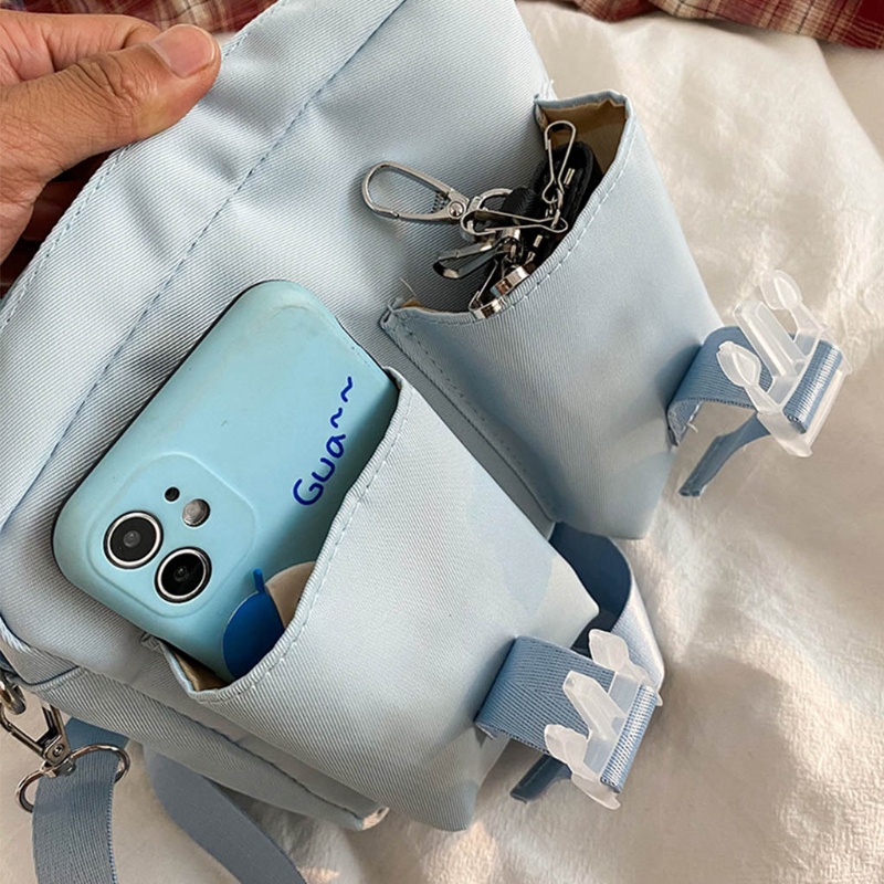 Túi Đeo Chéo Vai Bằng Nylon Thời Trang Sành Điệu Cho Nữ