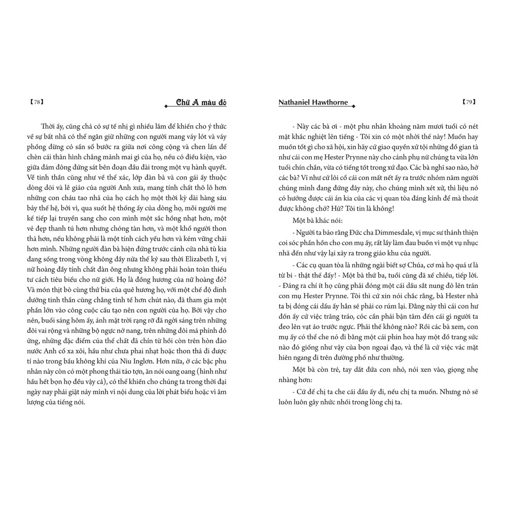 Sách: Chữ A Màu Đỏ (Nathaniel Hawthorne)