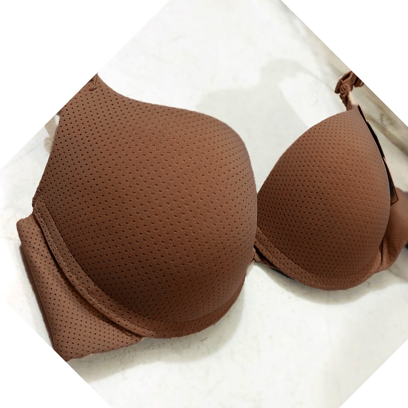Áo lót nâng ngực có gọng vải su thông hơi cup chéo đệm vừa 2.5cm
