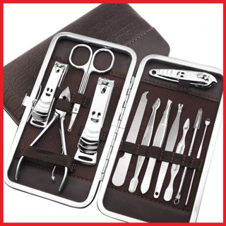 Bộ dụng cụ làm móng đa năng 12 món cao cấp loại lớn