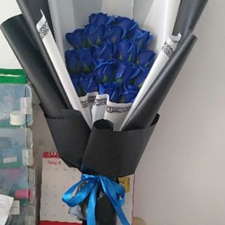 Bó  hoa hồng  sáp  20 bông