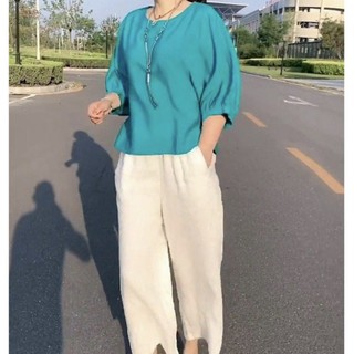 Bộ đồ đũi nữ nhẹ nhàng - đơn giản