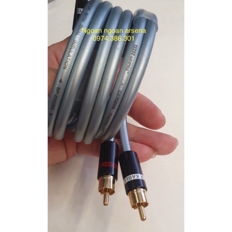 Dây AV- hoa sen (av2, rca) cao cấp hãng YARBO, KIMBER
