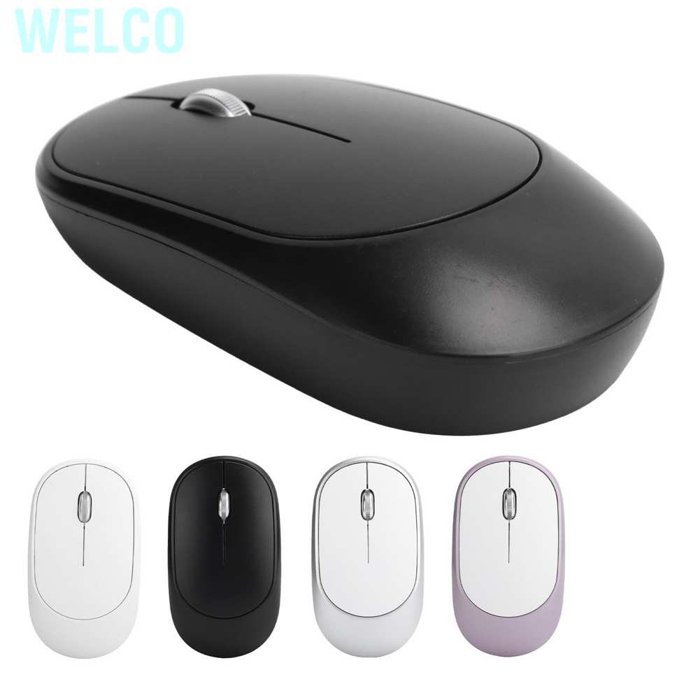 Welco Wireless Mouse DPI Adjustable Chargable Optical Computer External Device with USB Receiver