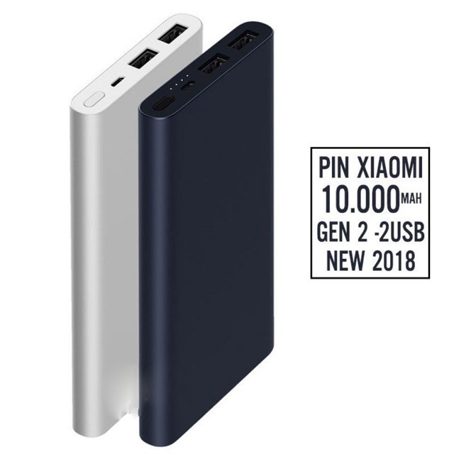 [BH 12T] Pin sạc dự phòng mi gen 2 10000mah có sạc nhanh cho các thiết bị quick charge 3.0