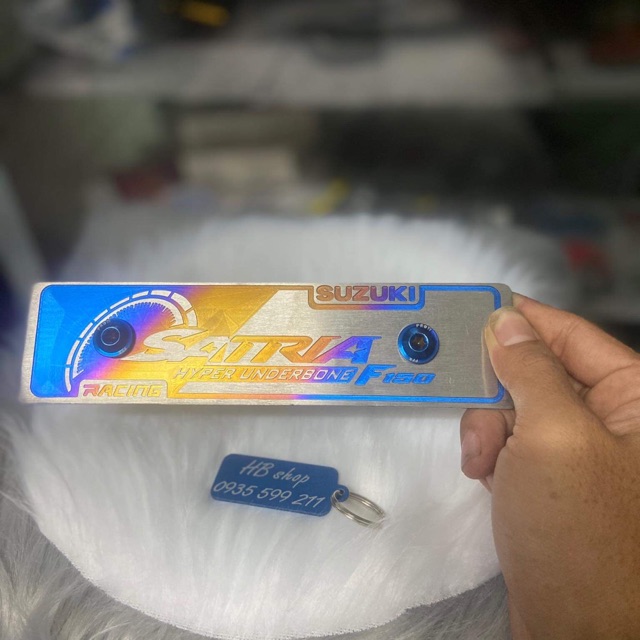 Bản tên titanium gr2 SATRIA KÈM 2 óc proti