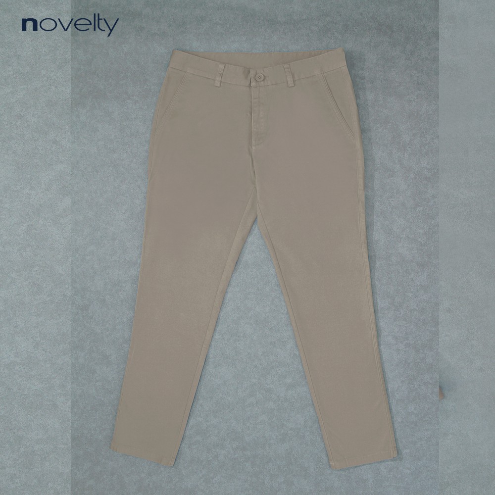 Quần dài Khaki nam Novelty Classic xám nhạt 2002010