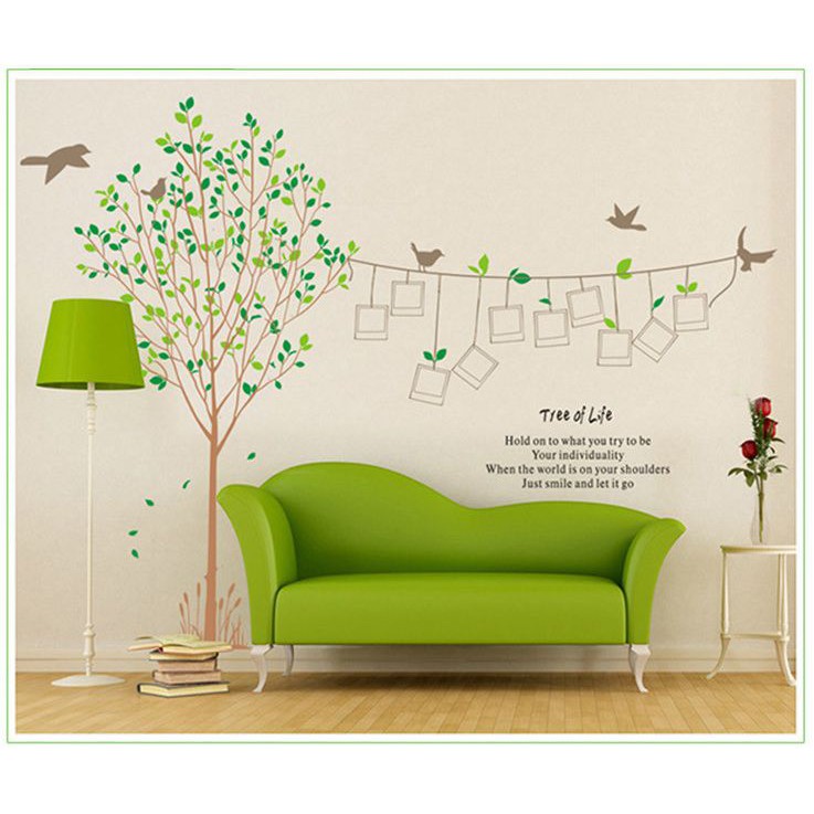 Decal dán tường Cây treo ảnh 11 - DCX048