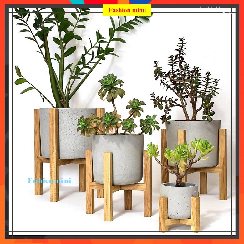 Kệ Gỗ Để Chậu Cây, Giá gỗ để cây cảnh trang trí nhà cửa, Đôn gỗ để chậu cây cảnh