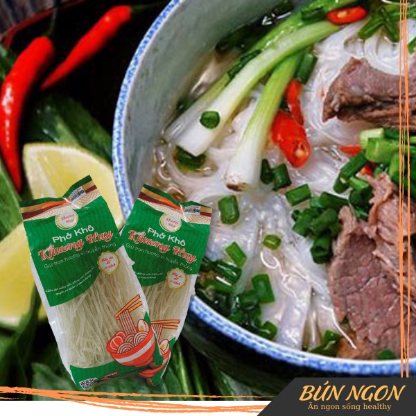 Phở Khô/ Phở Gạo Bò, Gà Hoàn Chỉnh - Bún Ngon Gói 300g