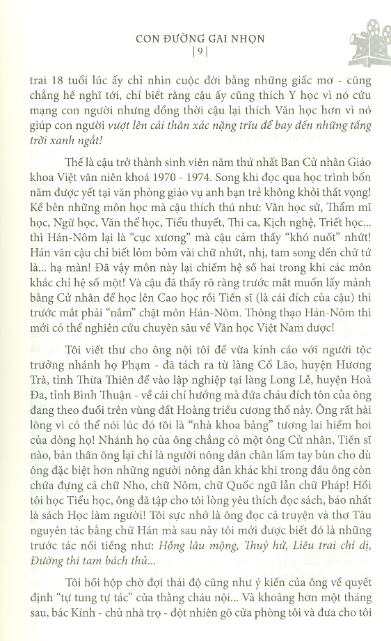 Sách Con Đường Gai Nhọn - Tuyển Tập Kịch Bản Phim Truyện Điện Ảnh Và Truyền Hình - Tập 1