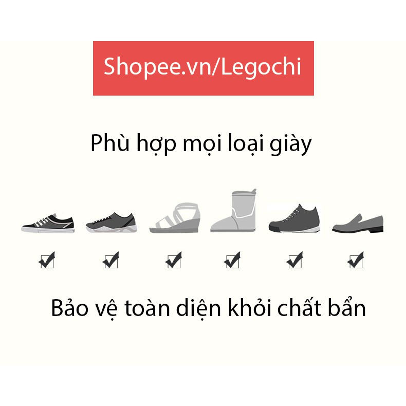 BỌC GIÀY ĐI MƯA CAO SU CHỐNG BẨN ❤️FREESHIP❤️ GIẦY ĐI MƯA