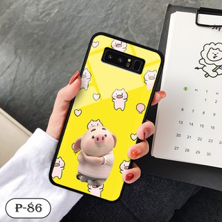 Ốp lưng kính 3D Samsung Galaxy Note 8- hình cute