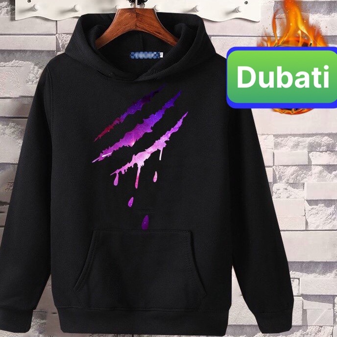 ÁO KHOÁC HOODIE NỈ CÀO CHẤT VẢI MỊN FROM RỘNG PHONG CÁCH HÀN QUỐC- DUBATI FASHION