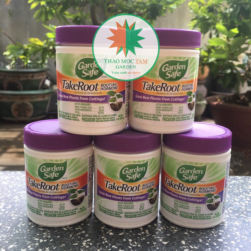 Bột kích rễ giâm cành - USA - Garden safe TakeRoot - hormone dạng bột siêu kích rể