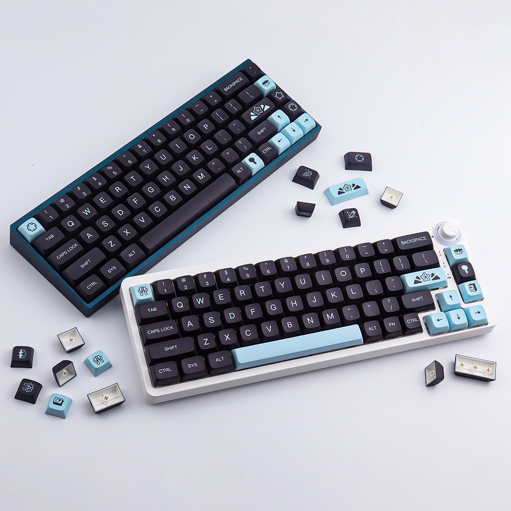 Gói phím GMK Comet, 132 phím Keycaps XDA Cấu hình DYE-SUB Cá nhân hóa GMK Keycaps dành cho bàn phím cơ