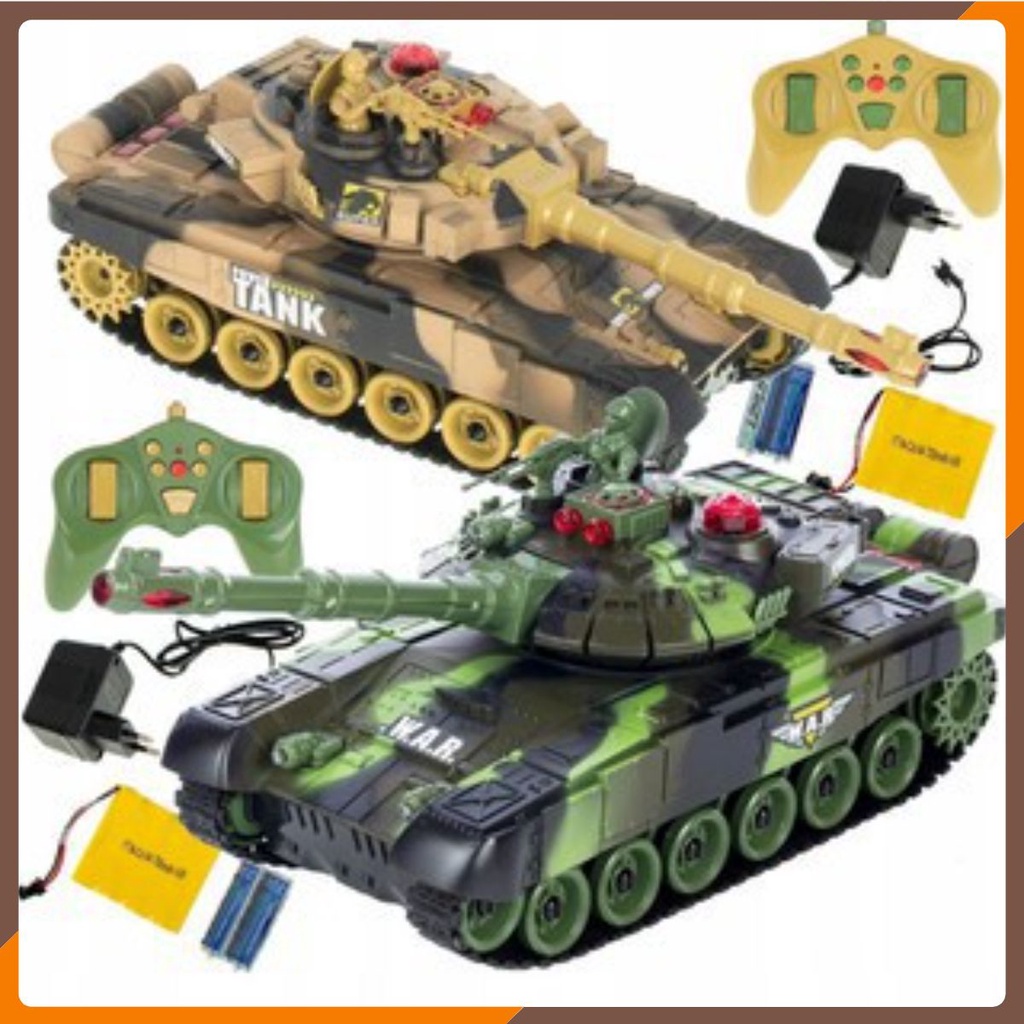 Xe Điều Khiển, Xe Tăng Điều Khiển Từ Xa Tank Series.Xoay Nòng Tự Động,Âm Thanh Sống Động Simbatoy99