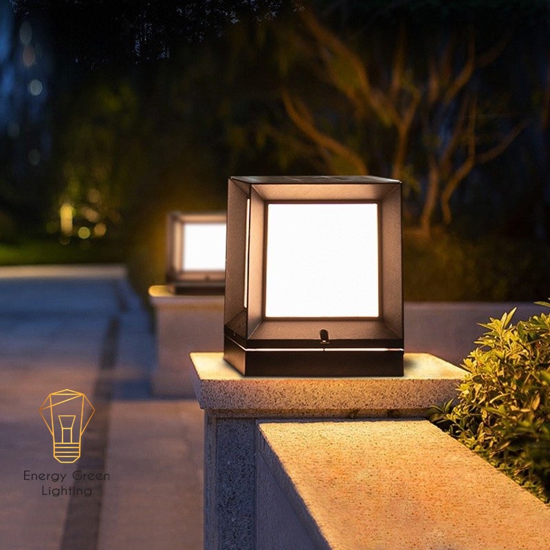 Đèn Sân Vườn Ngoài Trời Energy Green Lighting  LT-049 - Trụ Cổng Cột Đèn Hàng Rào Mái Hiên Chống Nước Cao Cấp Decor Vint