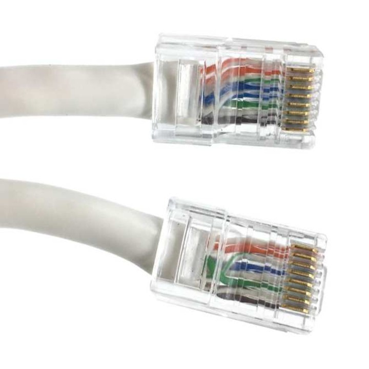 Cáp mạng bấm sẵn 2 đầu CAT 6A dài 15m, 20m, 25m, 30m, 35m, 40m, 45m, 50m, 60m, 70m, 80m, 100m (xanh, trắng) loại tốt