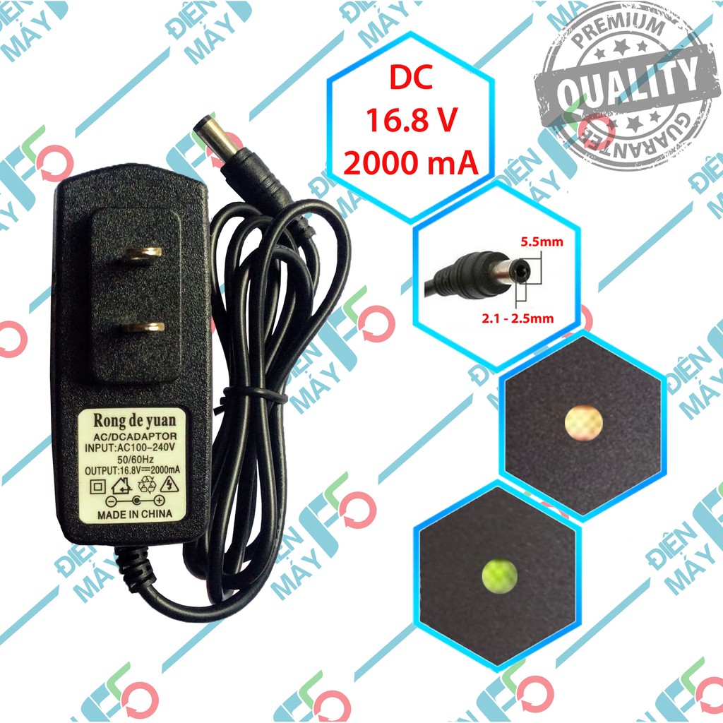 DMF5 Sạc 4S 16.8v 2A  loại tốt dùng sạc pin Li-ion có báo đầy