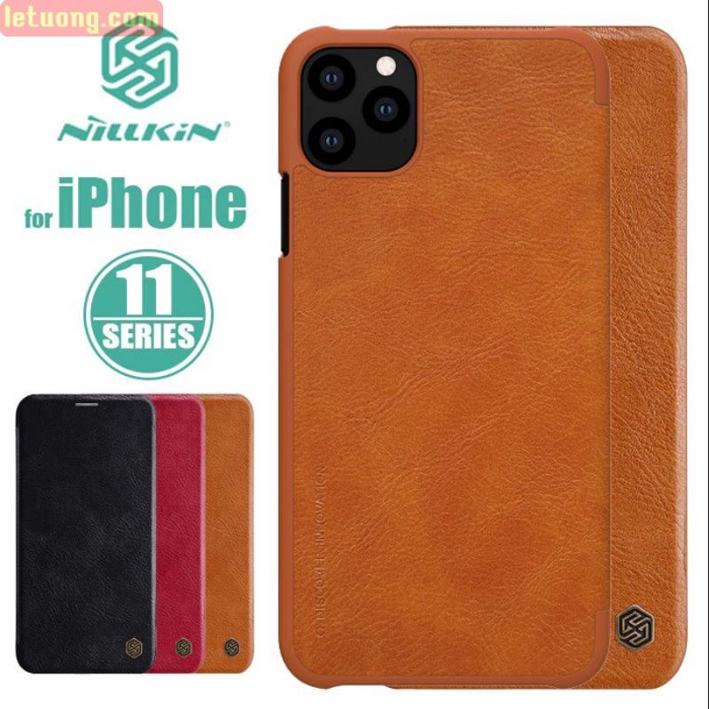 Bao da iPhone 11/ 11 Pro/ 11 Pro Max hiệu Nillkin Qin