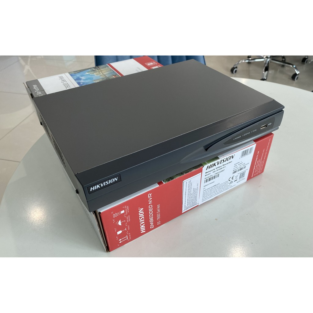 (Cần có thợ lắp đặt) ĐẦU GHI HÌNH NVR CAMERA IP 16 KÊNH HIKVISION DS-7616NI-K1 | BigBuy360 - bigbuy360.vn