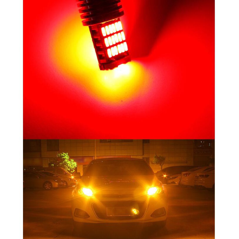 Đèn LED Kevanly Phanh Xe Hơi T15 T20 Ba15S 1156 Bay15D Py21W W16W P21W 3156 3157 T25 45smd