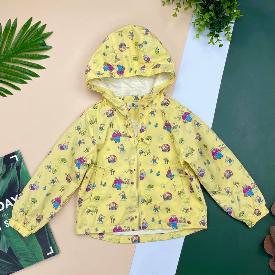 Áo khoác gió có lót cực xinh BT, BG có size từ 6-10 cho bé từ 20-32kg