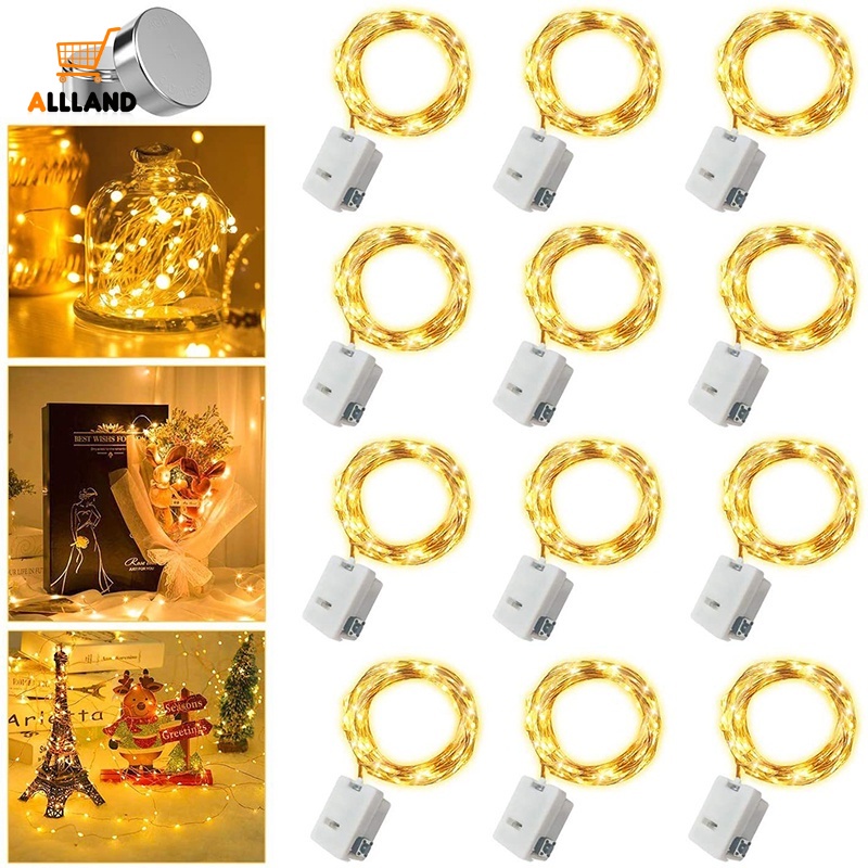 Dây Đèn LED Bằng Dây Đồng Nhiều Màu Sắc Có Thể Uốn Cong Trang Trí Nhà Cửa / Tiệc Tùng