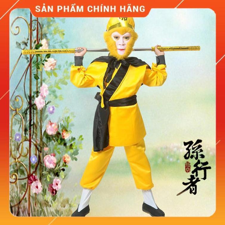 TRANG PHỤC TÔN NGỘ KHÔNG TRẺ EM MÀU VÀNG