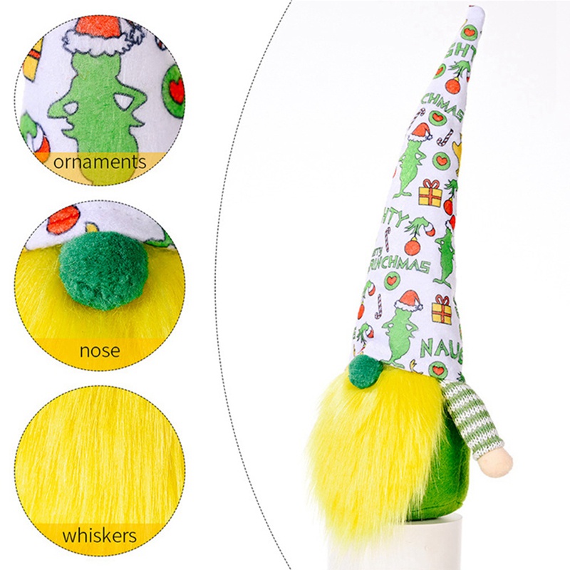Búp Bê Nhồi Bông Hình Ông Già Noel Trang Trí Giáng Sinh