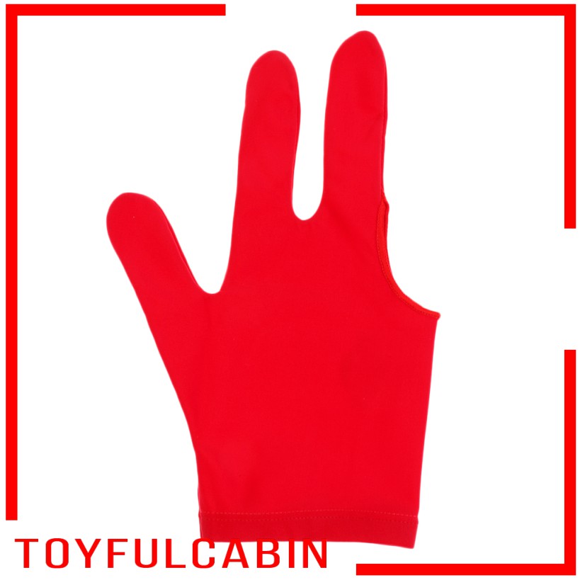 Găng Tay Chơi Bida Ba Ngón Trái / Phải Chất Liệu Spandex Mềm Mại