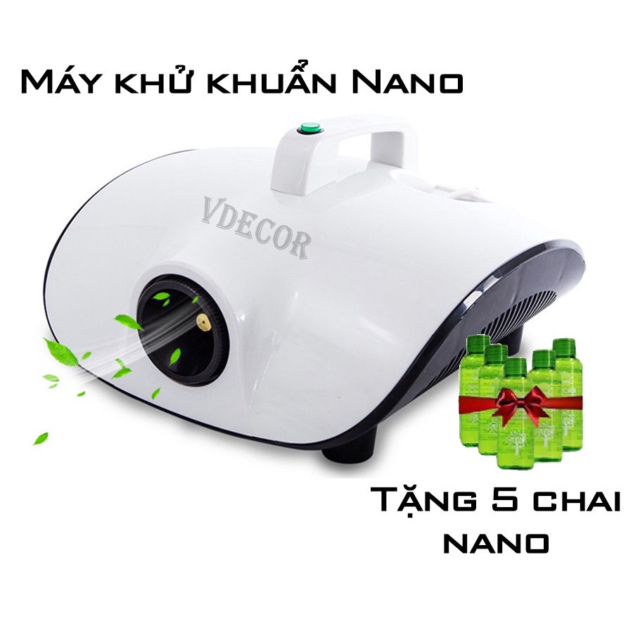 Máy Khử Mùi NANO - Khử Khuẩn Công Nghệ Nano - Phun Sương Ô Tô, Trong Gia Đình,Văn phòng Tặng 5 Lọ Tinh Dầu