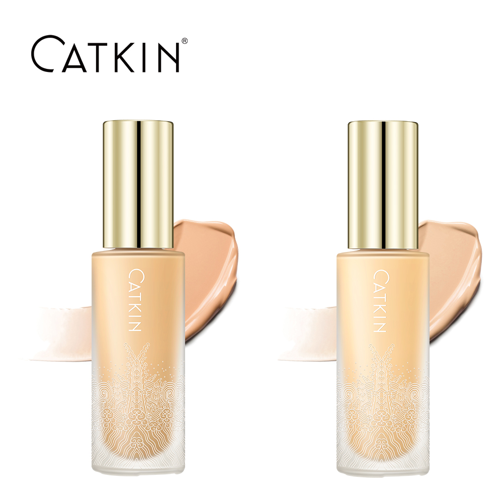 Kem Nền CATKIN Che Khuyết Điểm Dạng Lỏng Có Chất Lì Dưỡng Ẩm Dành Cho Da Dầu Da Khô Kết Hợp 30ml