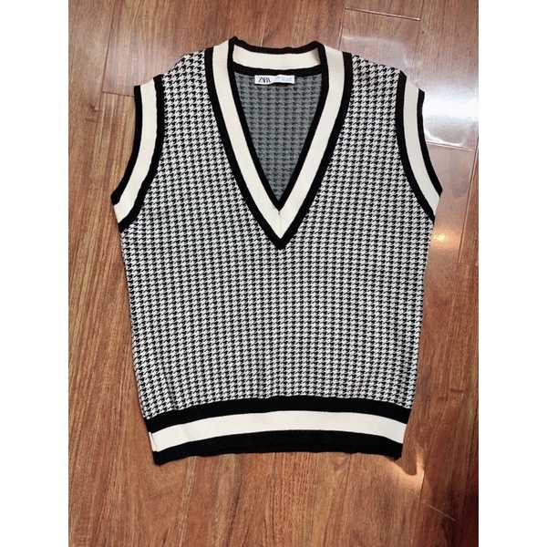 ÁO GILE LEN HOUNDSTOOTH ZR | BigBuy360 - bigbuy360.vn