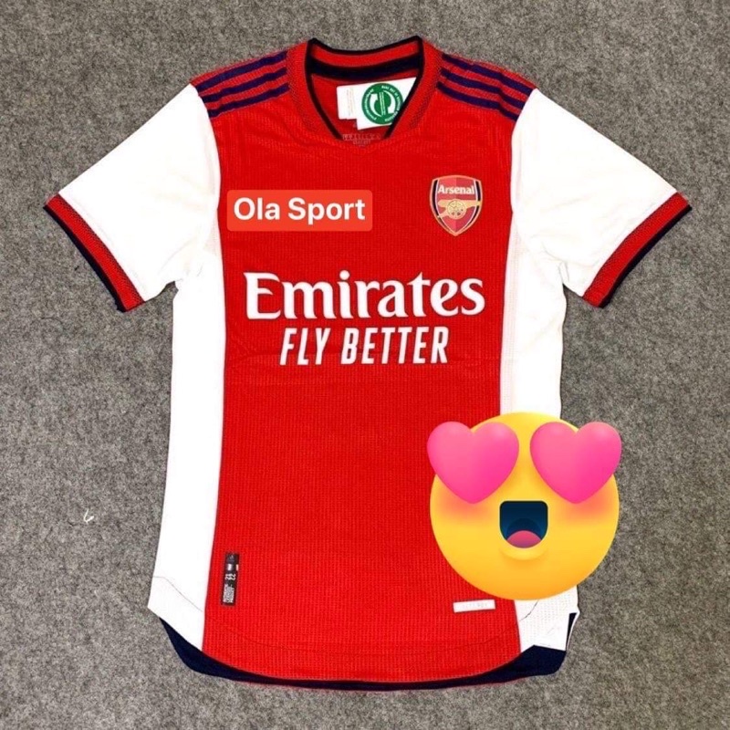 Áo Arsenal đỏ sân nhà 2021-2022 bản PLAYER Slim Fit cao cấp (Thái Lan)