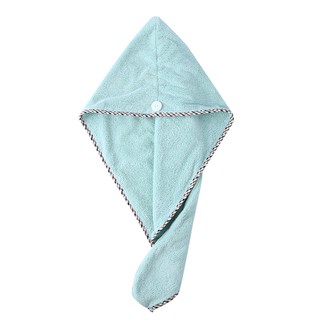 Khăn ủ tóc, khăn quấn tóc sợi microfiber siêu thấm,lau khô siêu tốc(giao màu ngẫu nhiên)