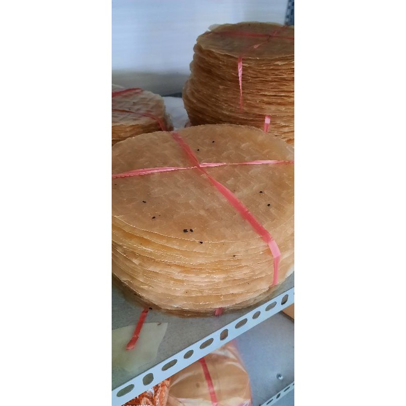 Bánh tráng nướng Đà Lạt trắng đục có mè 50 cái