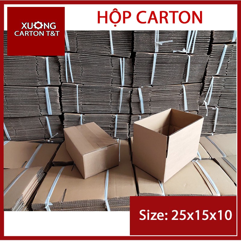 25x15x10 Hộp carton đóng hàng | BigBuy360 - bigbuy360.vn