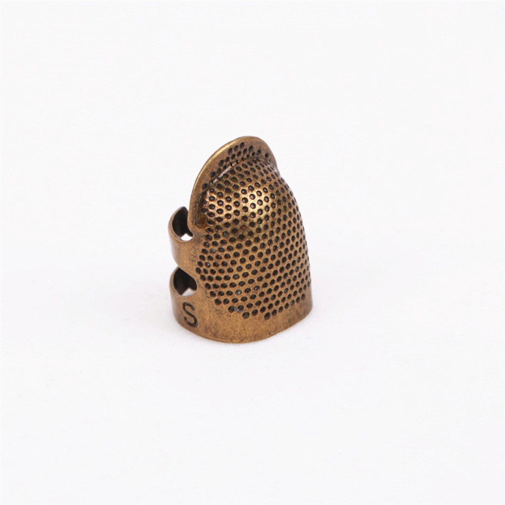 Dụng cụ ấn kim may bảo vệ đầu ngón tay cái vintage