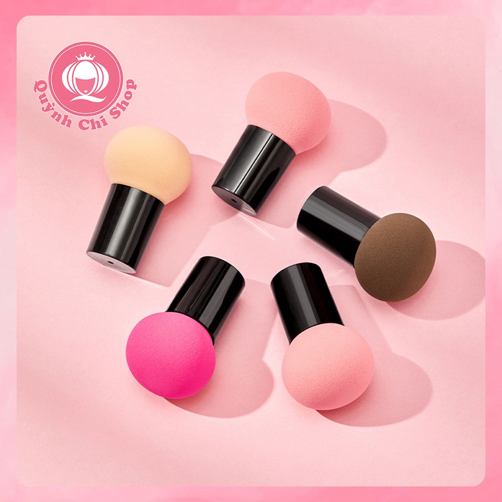 Bông trang điểm, mút tán kem nền phấn phủ Maycreate 4 màu - Hình Cây Nấm có tay cầm | BigBuy360 - bigbuy360.vn