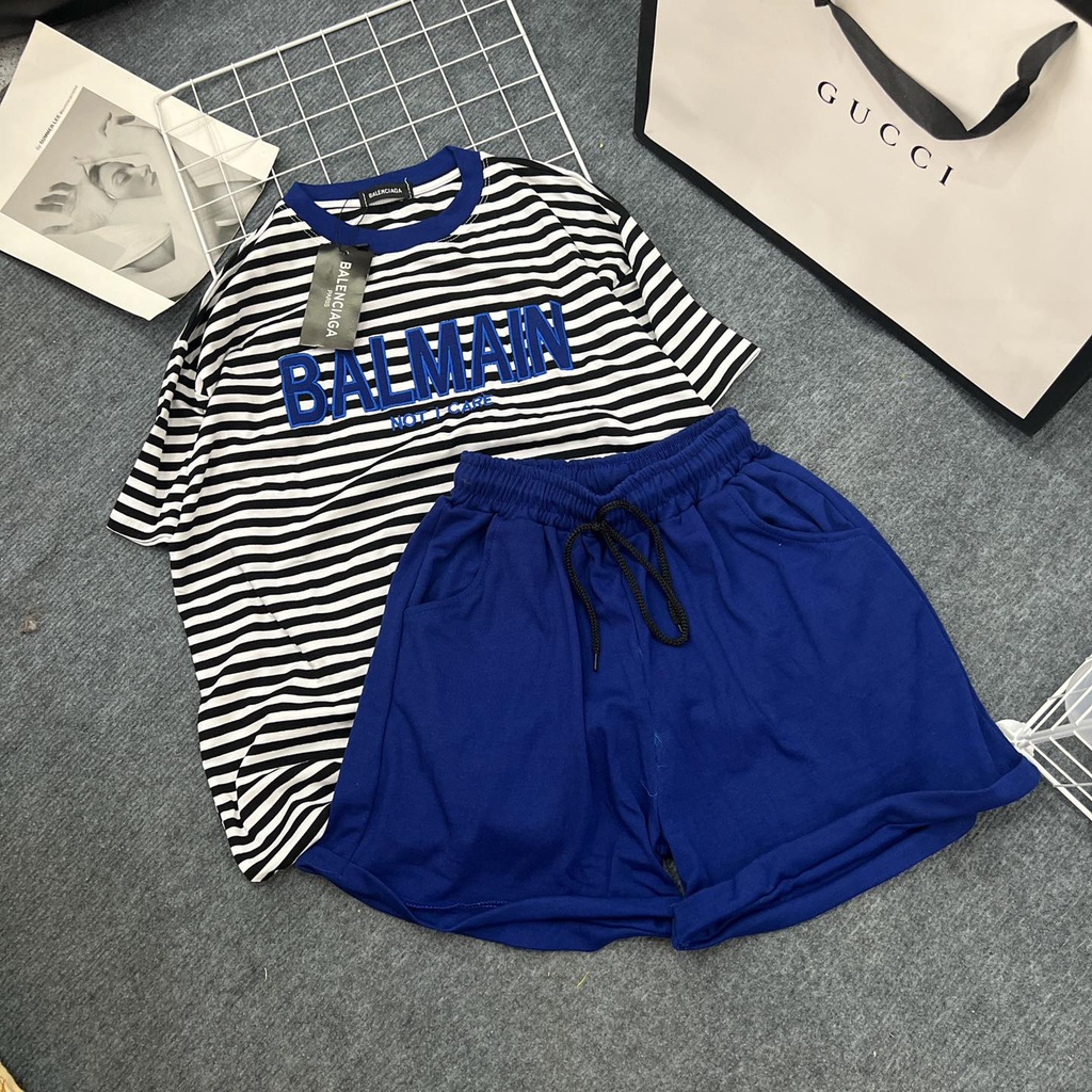 Set đồ bộ đùi nữ vải cotton thời trang trẻ trung đi chơi bigsize từ 40kg-80kg