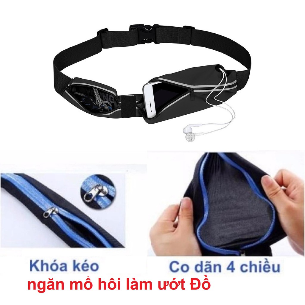 Đai đeo đồ thể thao go belt – Túi đeo bụng chạy bộ - ảnh SP thật