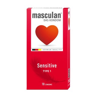Bao cao su Masculan Sensitive cho da nhạy cảm, hàng nhập khẩu Đức, hộp 10 bao
