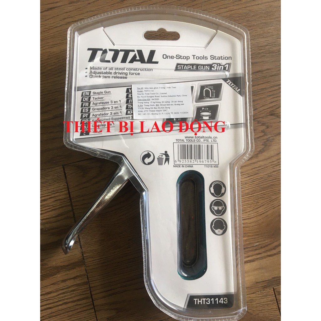 Kềm bấm ghim 3 trong 1 TOTAL THT31143