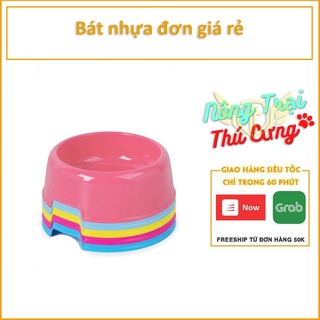 Bát ăn nhựa cho chó mèo