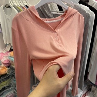 Áo hoodie tay dài thiết kế thời trang dành cho nữ