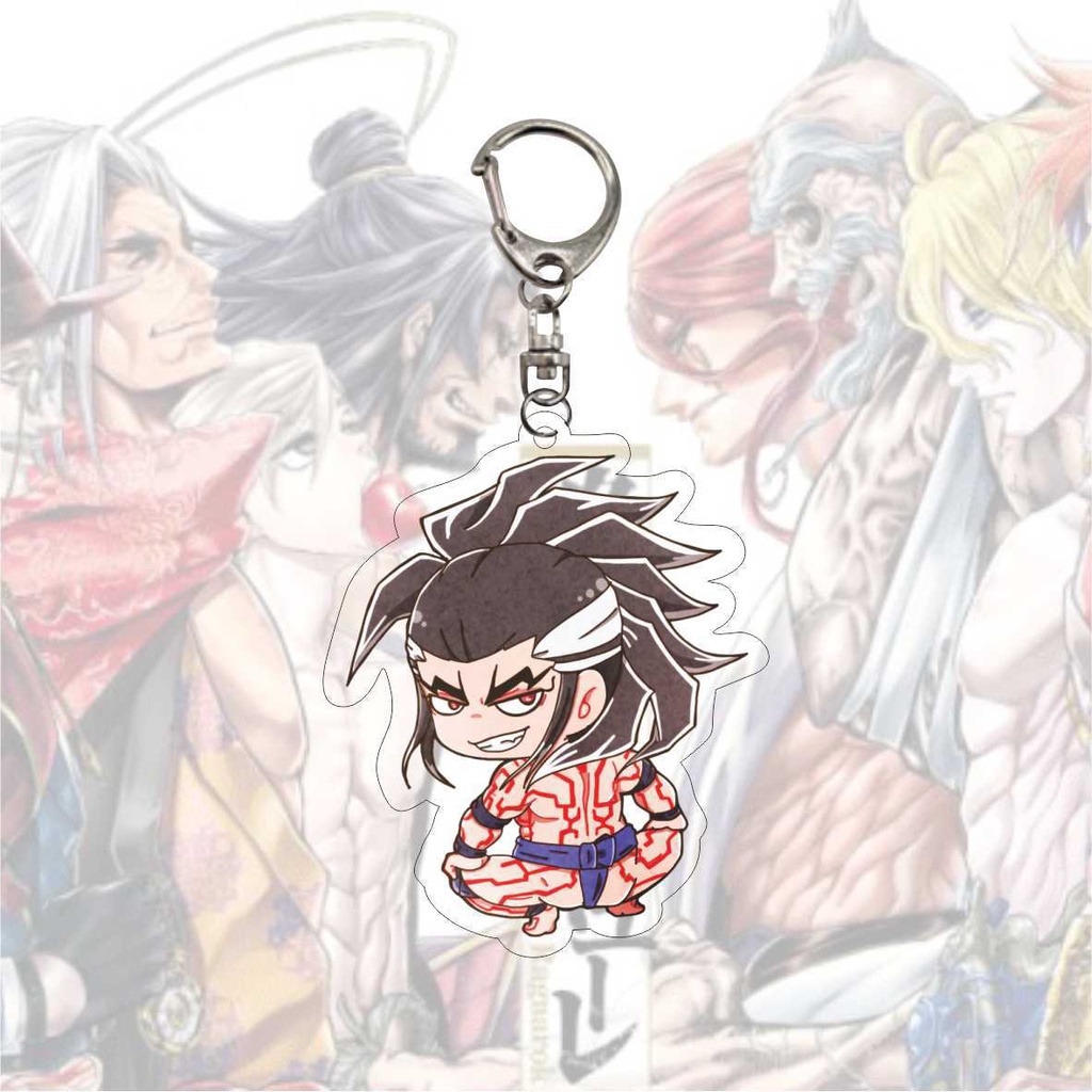 Móc chìa khóa hình nhân vật anime Brunhild Lu Bu Poseidon