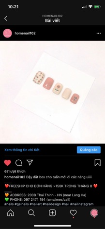 Móng giả theo yêu cầu