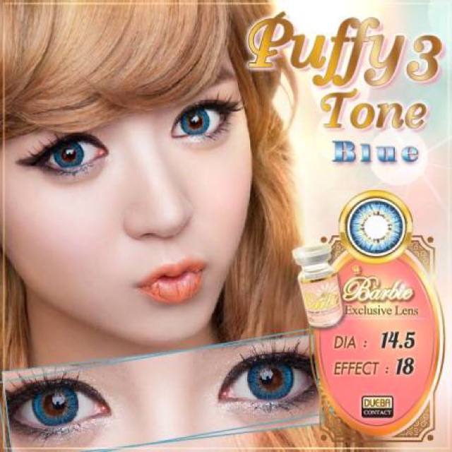 Lens xanh blue có độ cận 0.5-6 độ